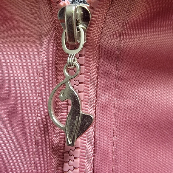 π Vintage Baby Phat Satin Pink Full-Zip Track Jacket β Size Small | Y2K Hip Hop - Picture 6 of 7